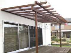 フル木製調テラス屋根 YKKサザンテラス パーゴラタイプ1階